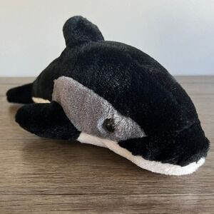 Wild Republic Ecokins Black & Grey Porpoise Plush